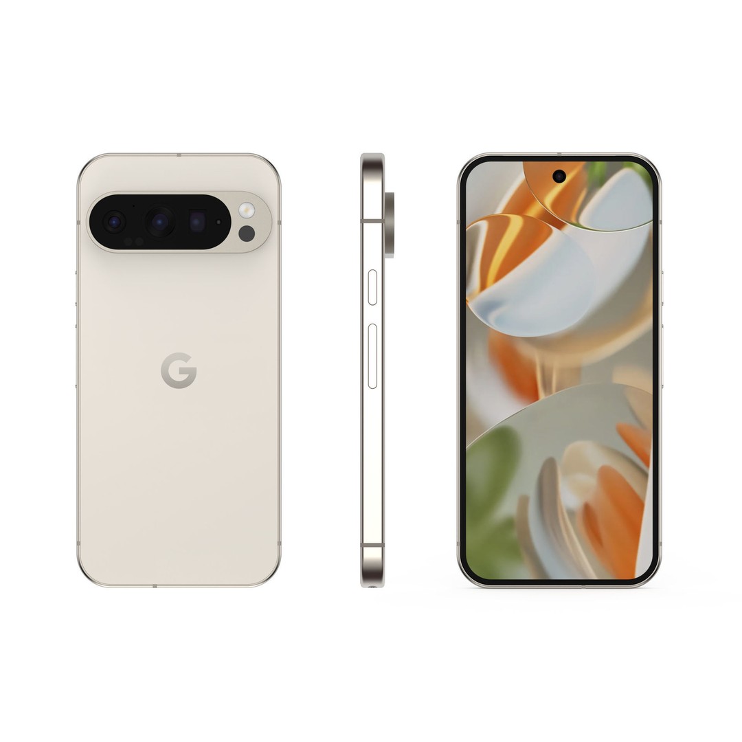 Google Pixel 9 and 9 Pro 3D Model – High Poly Smartphone Asset, FBX, OBJ - View 7