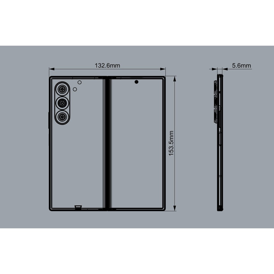 SAMSUNG Galaxy Z Fold6 3D Model – Realistic Mobile Phone, FBX, OBJ - View 18