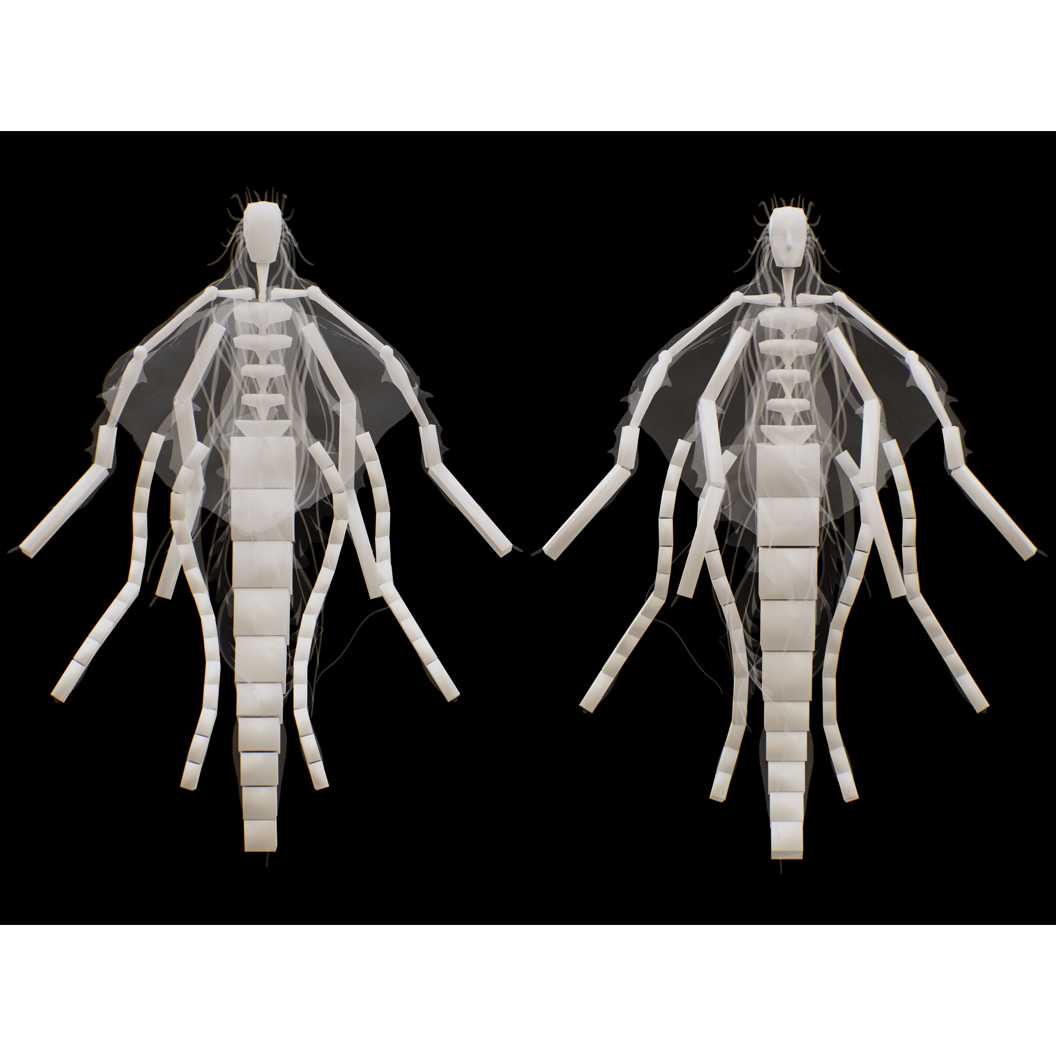 Jellyfish Empress - Low-Poly Game-Ready 3D Model - View 13