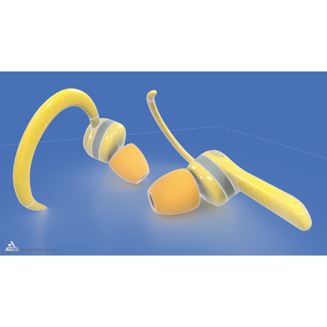 Sport Headphones 3D Model – Realistic Low Poly Design, FBX & PBR Textures - View 13