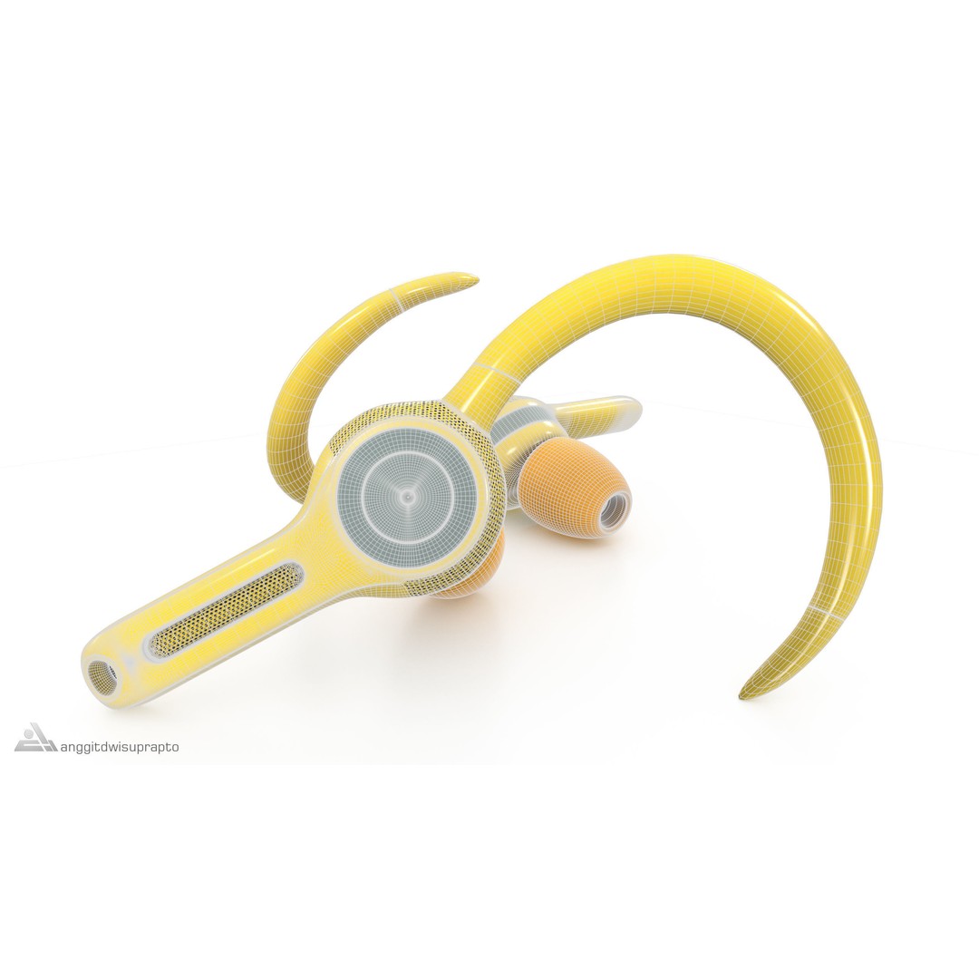 Sport Headphones 3D Model – Realistic Low Poly Design, FBX & PBR Textures - View 16
