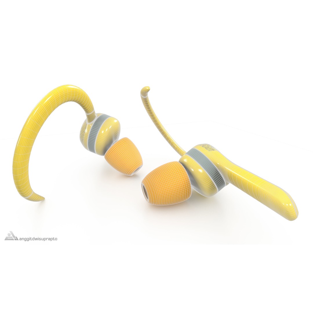 Sport Headphones 3D Model – Realistic Low Poly Design, FBX & PBR Textures - View 17