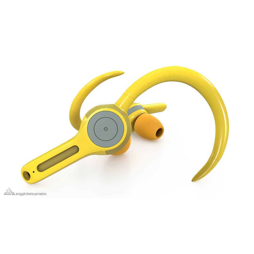 Sport Headphones 3D Model – Realistic Low Poly Design, FBX & PBR Textures - View 4