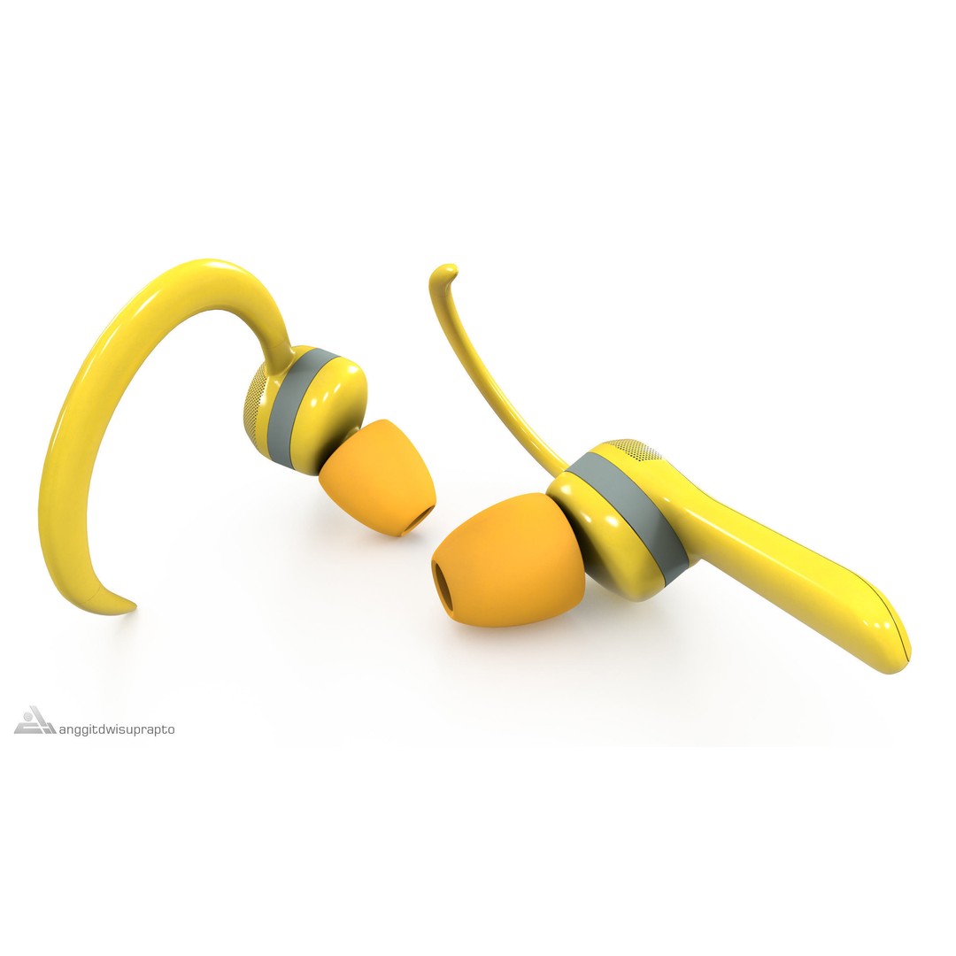 Sport Headphones 3D Model – Realistic Low Poly Design, FBX & PBR Textures - View 5
