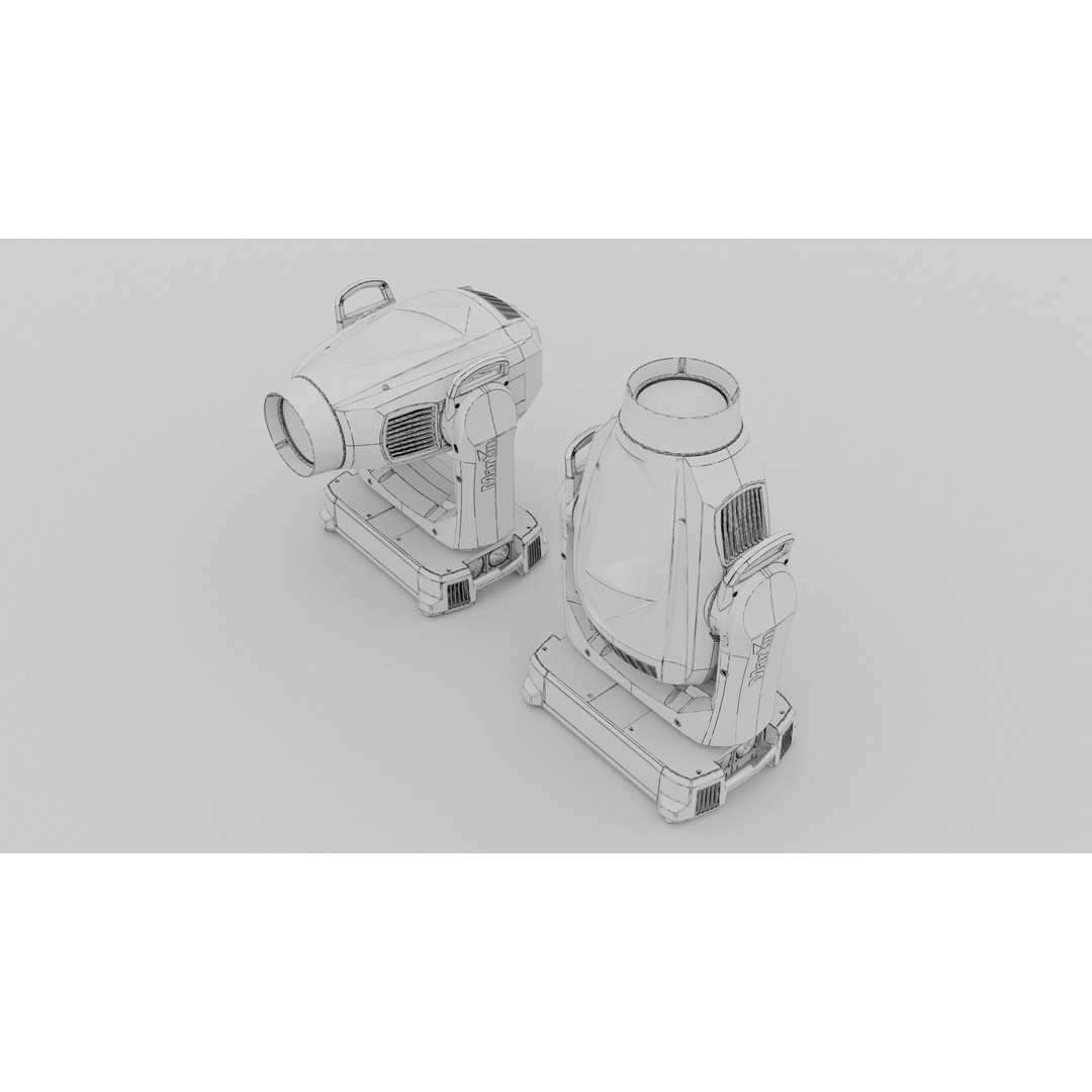 Martin Viper 3D Model – Low Poly Concert Stage Spotlight, FBX, OBJ