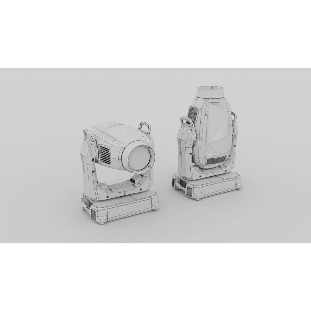 Martin Viper 3D Model – Low Poly Concert Stage Spotlight, FBX, OBJ - View 9