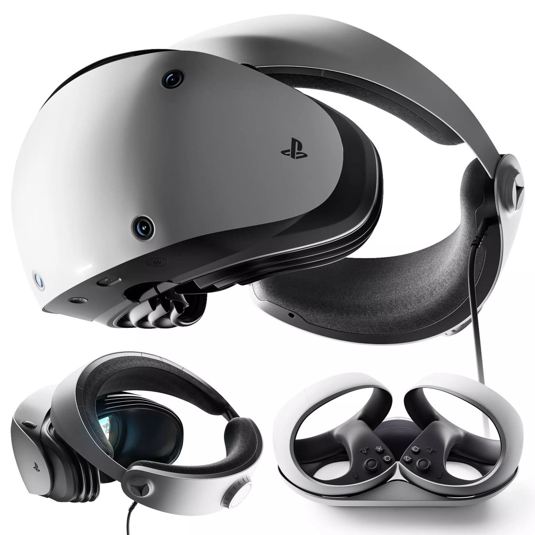 PlayStation VR 2 3D Model – High Poly Game Asset, FBX, PBR Textures - View 2