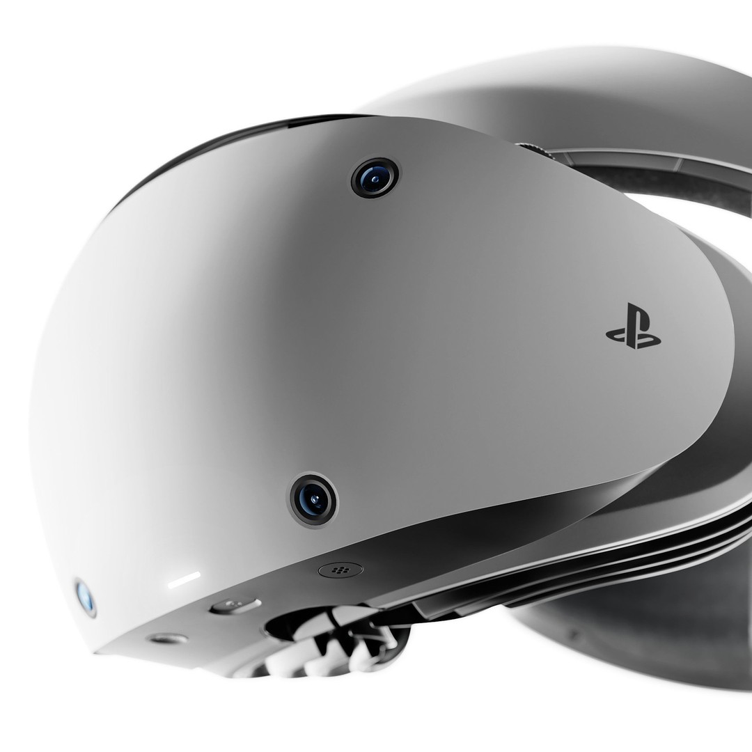 PlayStation VR 2 3D Model – High Poly Game Asset, FBX, PBR Textures - View 3