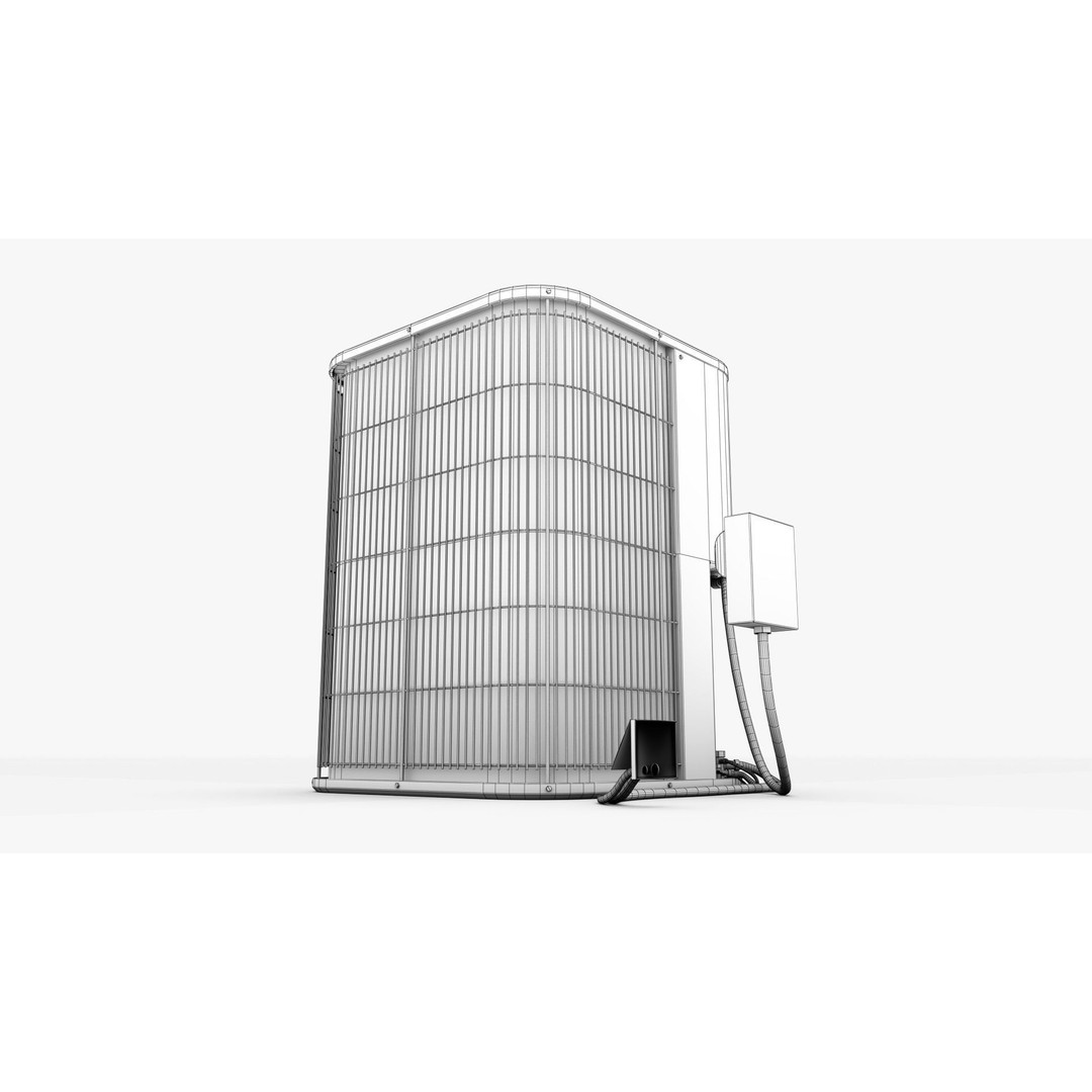 Air Conditioner 3D Model – Low Poly PBR Asset for Games, Blender - View 12