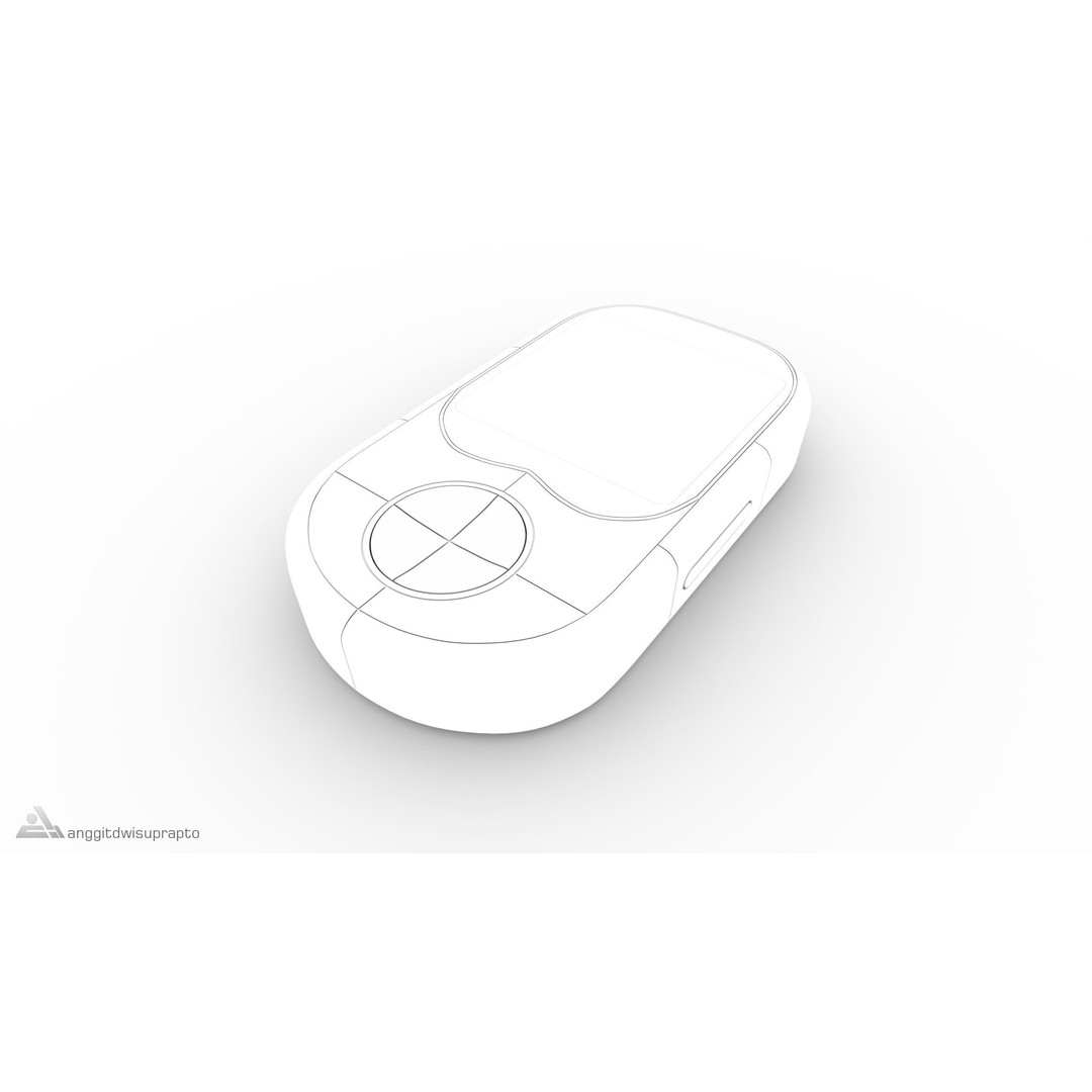 Glucose Monitor 3D Model – Realistic Electronics Asset, FBX - View 10