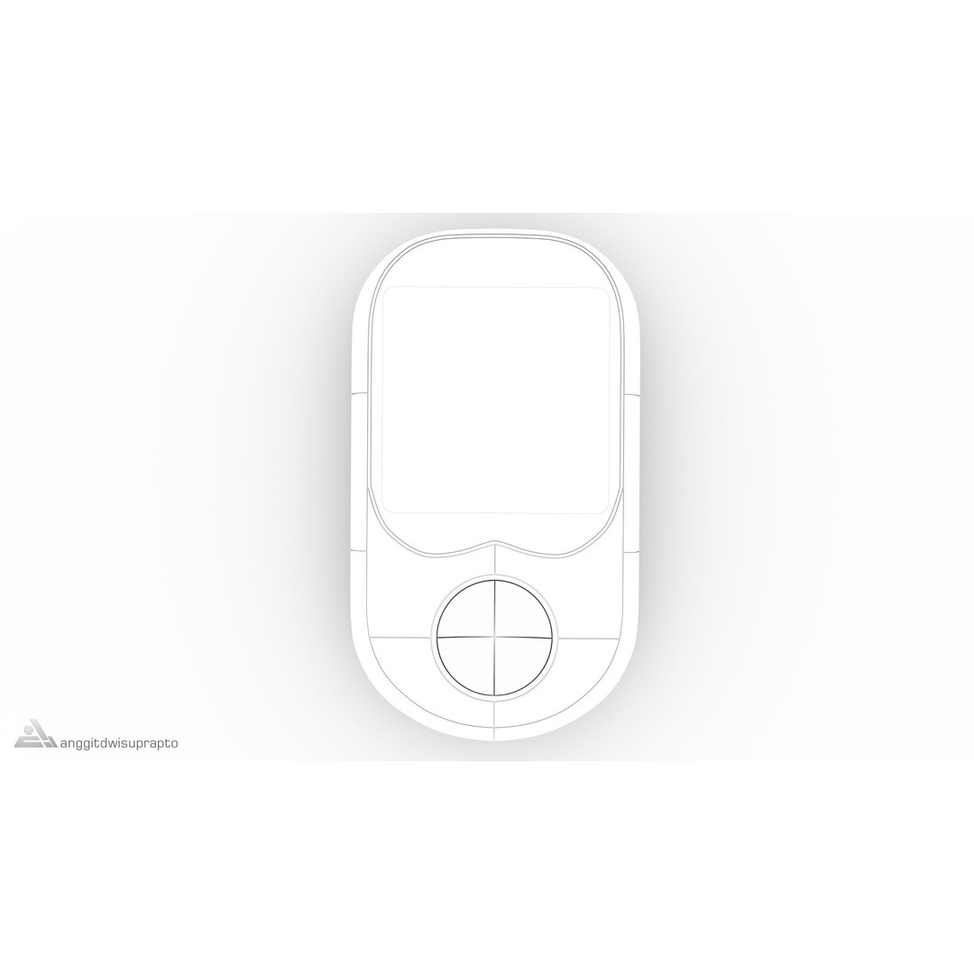 Glucose Monitor 3D Model – Realistic Electronics Asset, FBX - View 11