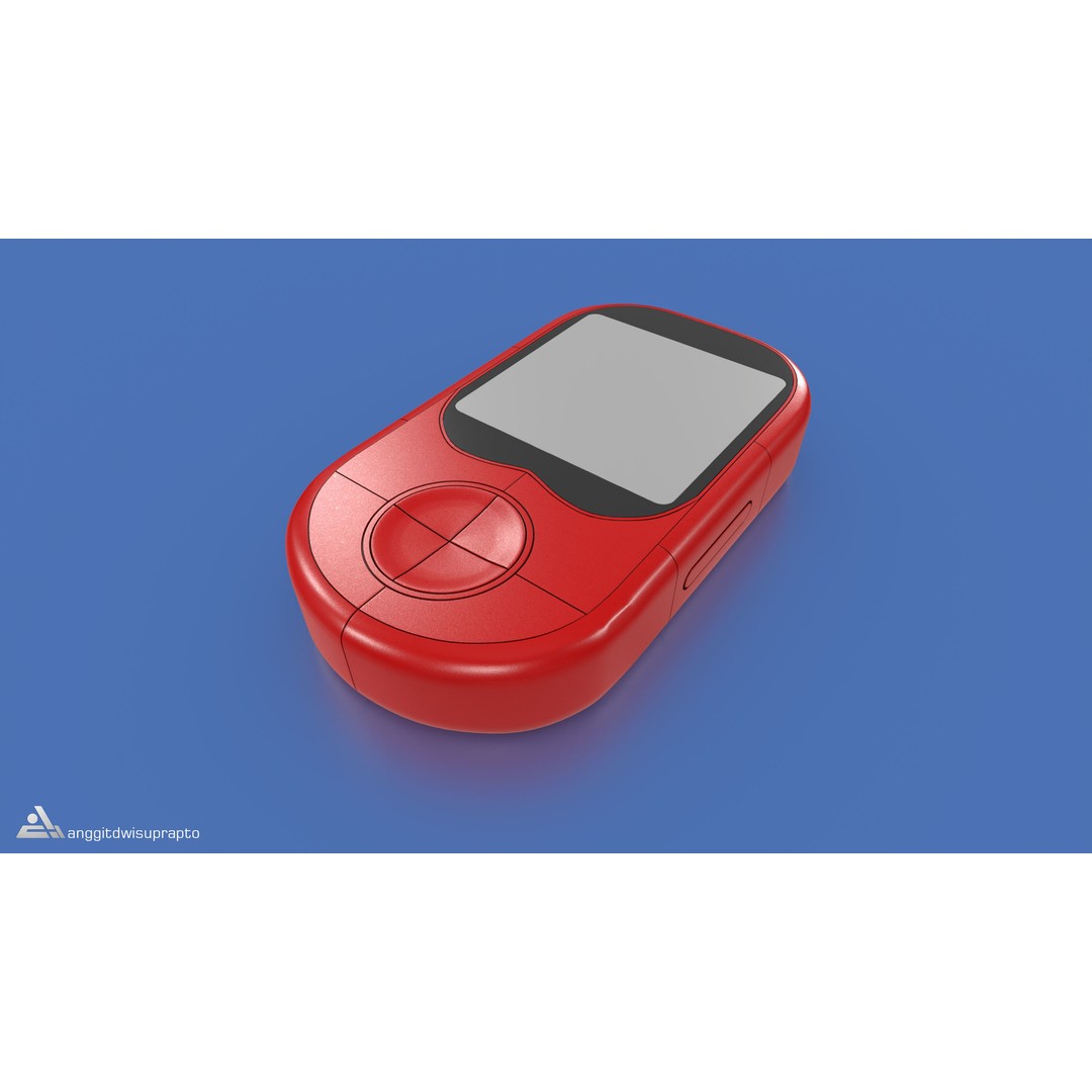 Glucose Monitor 3D Model – Realistic Electronics Asset, FBX - View 14