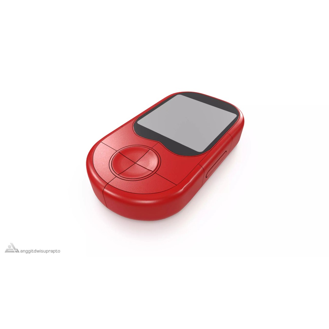 Glucose Monitor 3D Model – Realistic Electronics Asset, FBX - View 2
