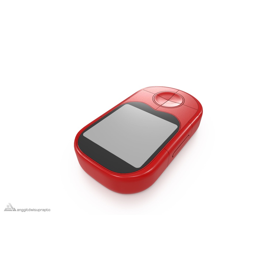 Glucose Monitor 3D Model – Realistic Electronics Asset, FBX - View 4