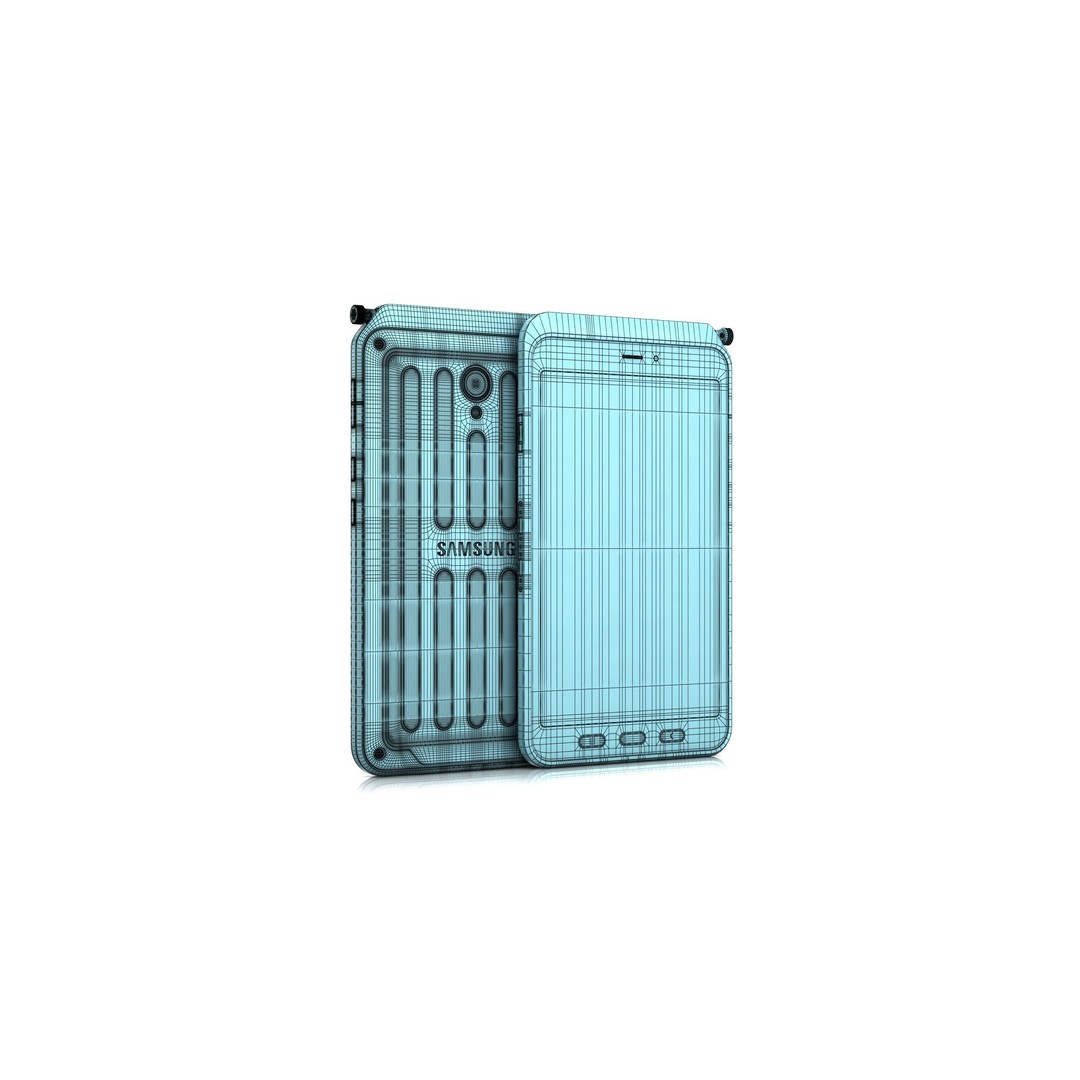 Samsung Galaxy Tab Active 5 3D Model – Low Poly Game Asset, FBX, OBJ - View 30