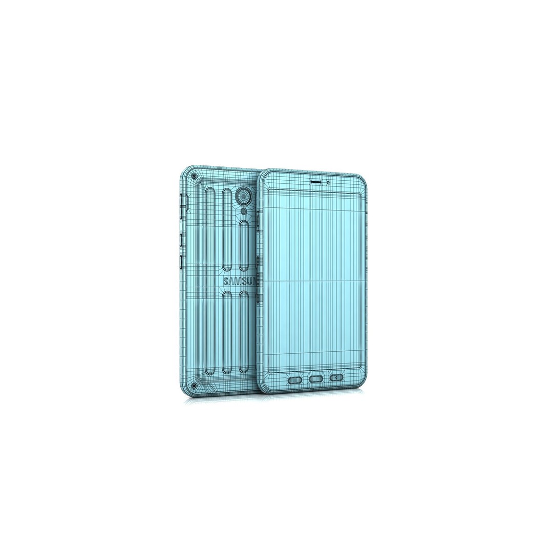 Samsung Galaxy Tab Active 5 3D Model – Low Poly Game Asset, FBX, OBJ - View 34