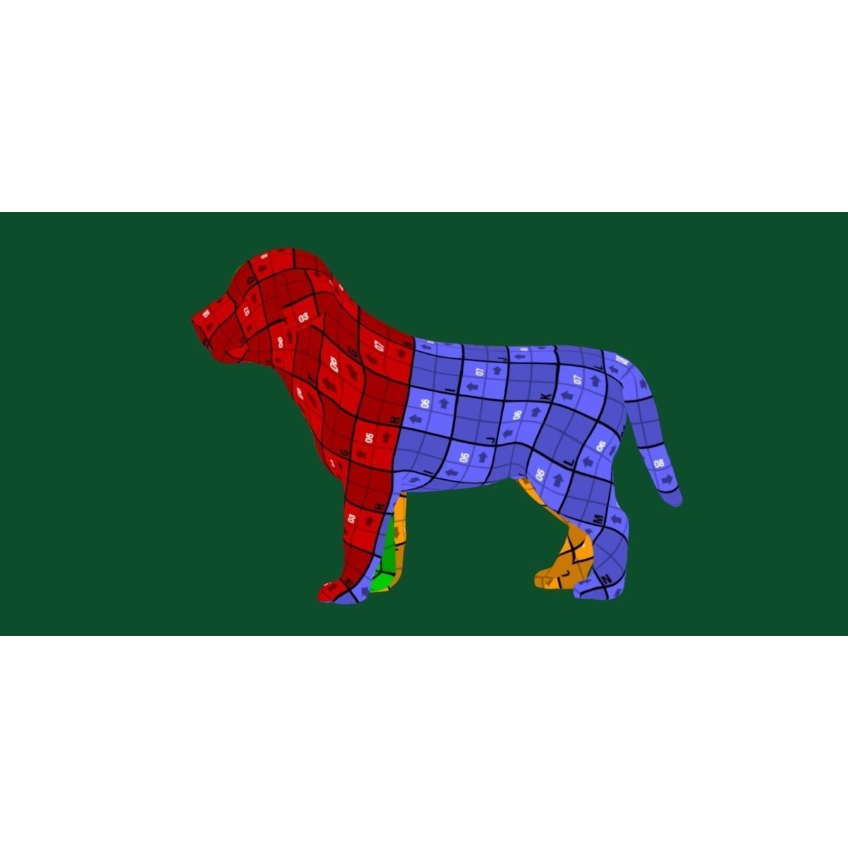 Belgian Shepherd Puppy - Game-Ready 3D Model - View 9