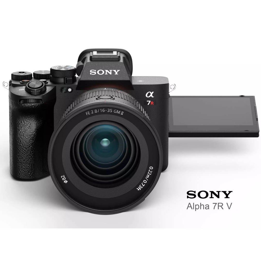 Sony Alpha 7R V 3D Model – High-Quality Camera Asset, FBX, OBJ - View 2