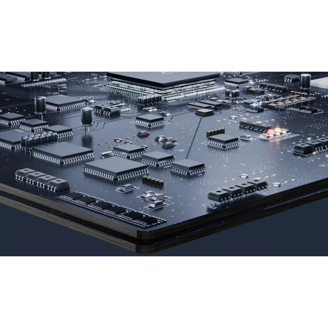Circuit Board 3D Model – High Poly Textured Asset, Blender, FBX, OBJ - View 11