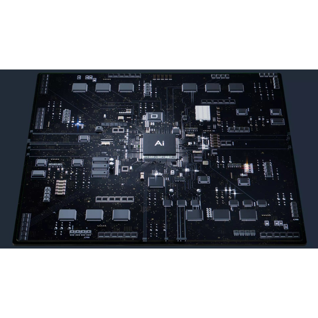 Circuit Board 3D Model – High Poly Textured Asset, Blender, FBX, OBJ - View 4