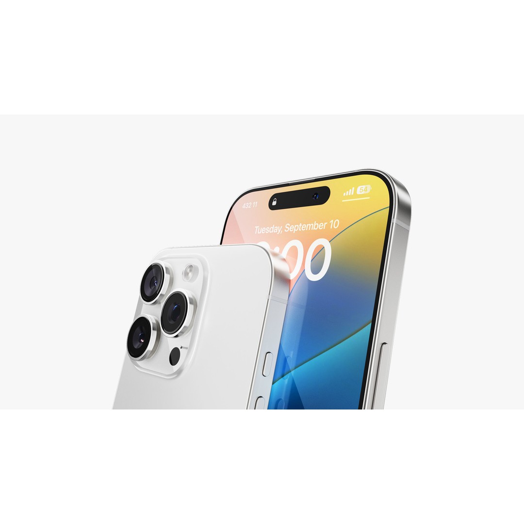 Apple iPhone 16 Pro 3D Model – High Poly PBR Asset, FBX & OBJ - View 11