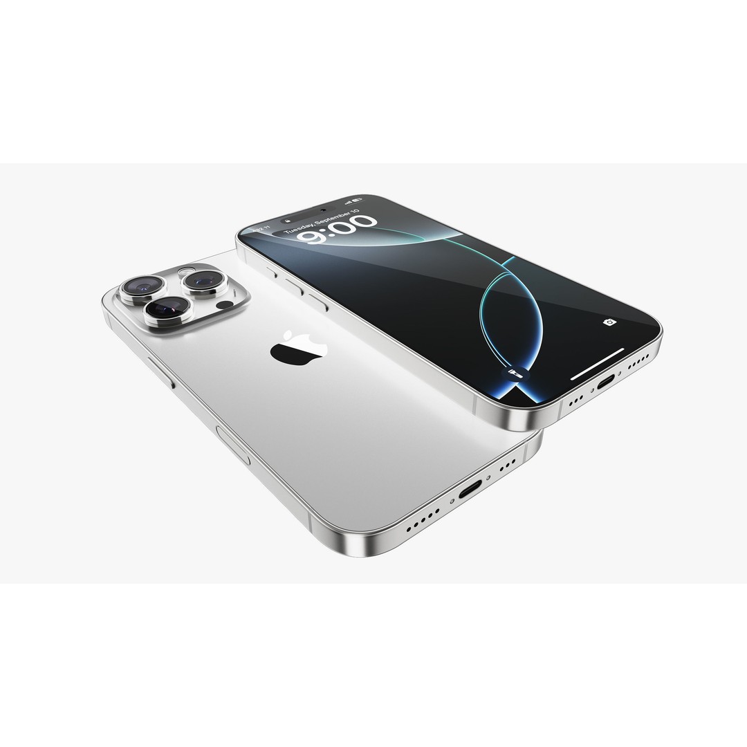 Apple iPhone 16 Pro 3D Model – High Poly PBR Asset, FBX & OBJ - View 18