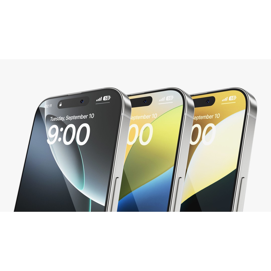 Apple iPhone 16 Pro 3D Model – High Poly PBR Asset, FBX & OBJ - View 6