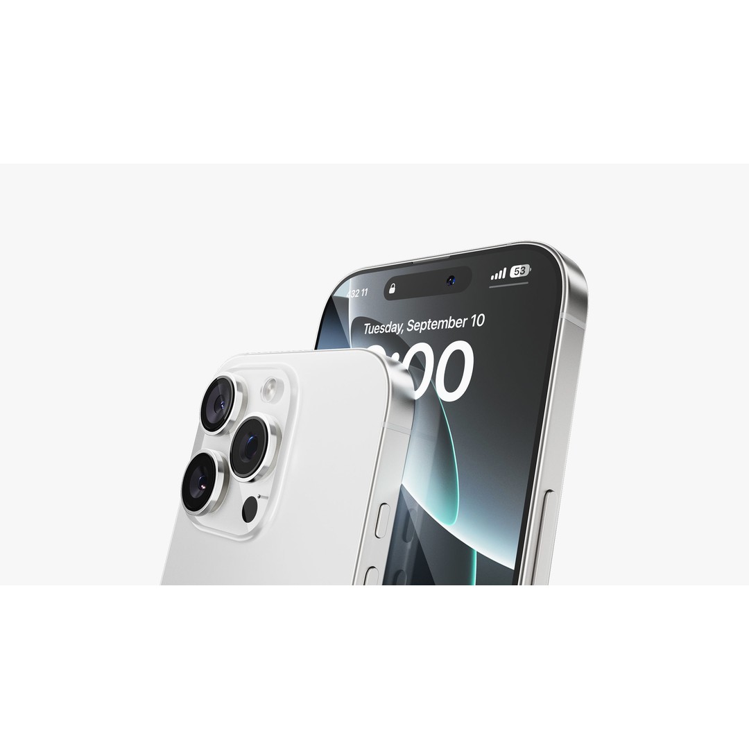 Apple iPhone 16 Pro 3D Model – High Poly PBR Asset, FBX & OBJ - View 7