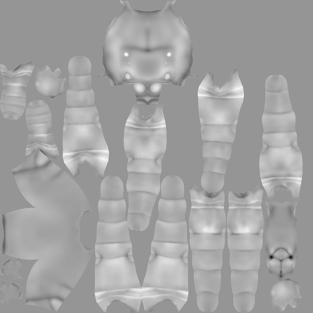 Jumping Spider - Low-Poly Game-Ready 3D Model - View 16