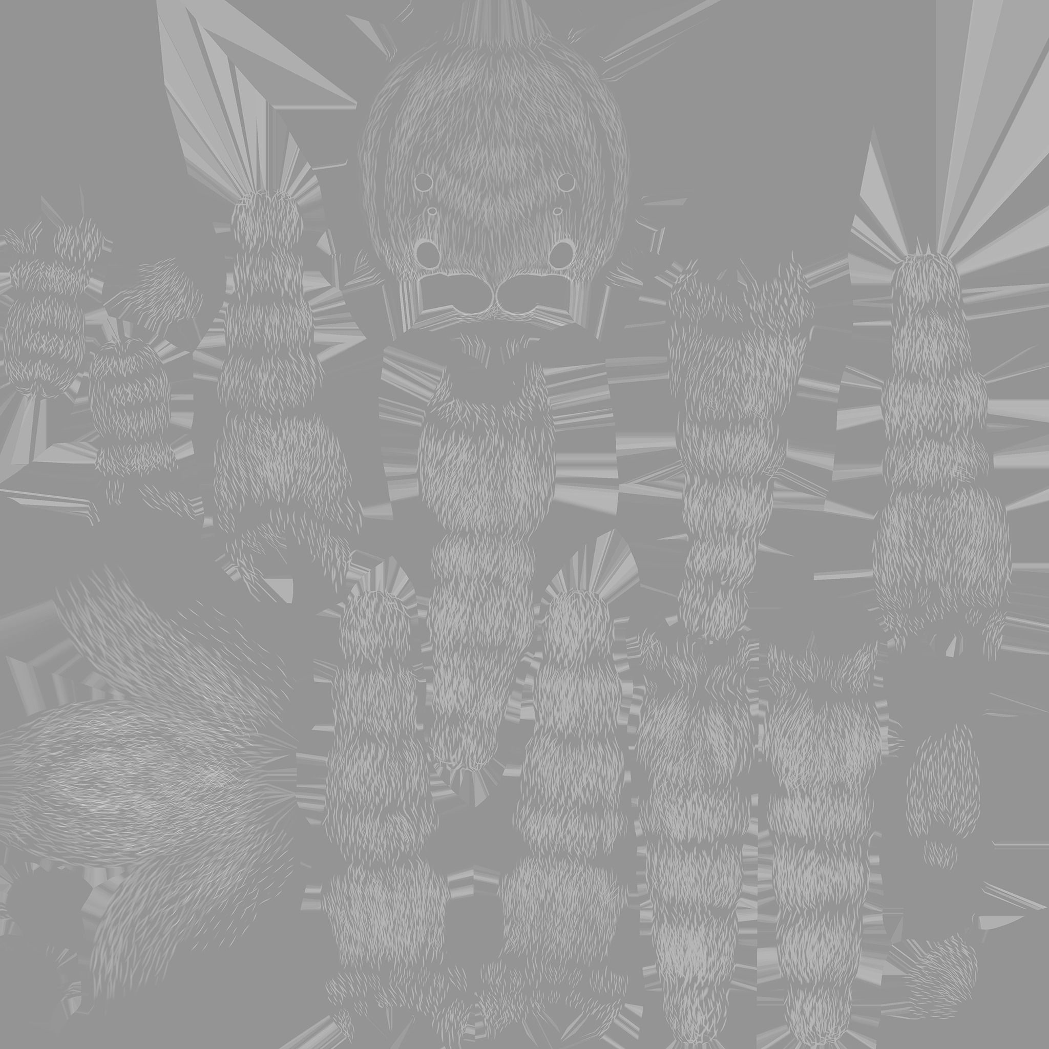 Jumping Spider - Low-Poly Game-Ready 3D Model - View 18