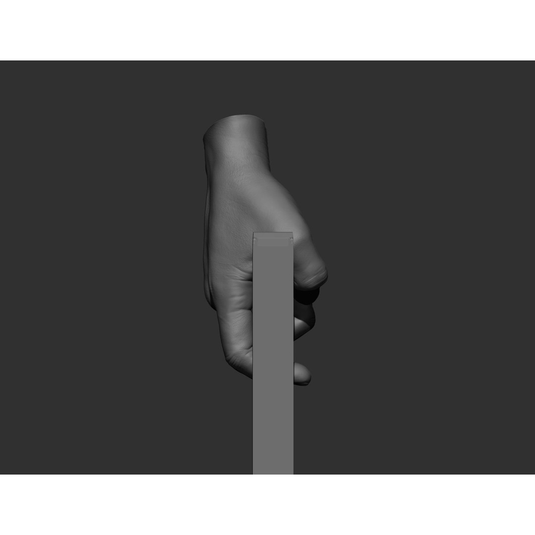 Realistic Male Hands 3D Model – High Poly Collection, FBX, OBJ - View 11