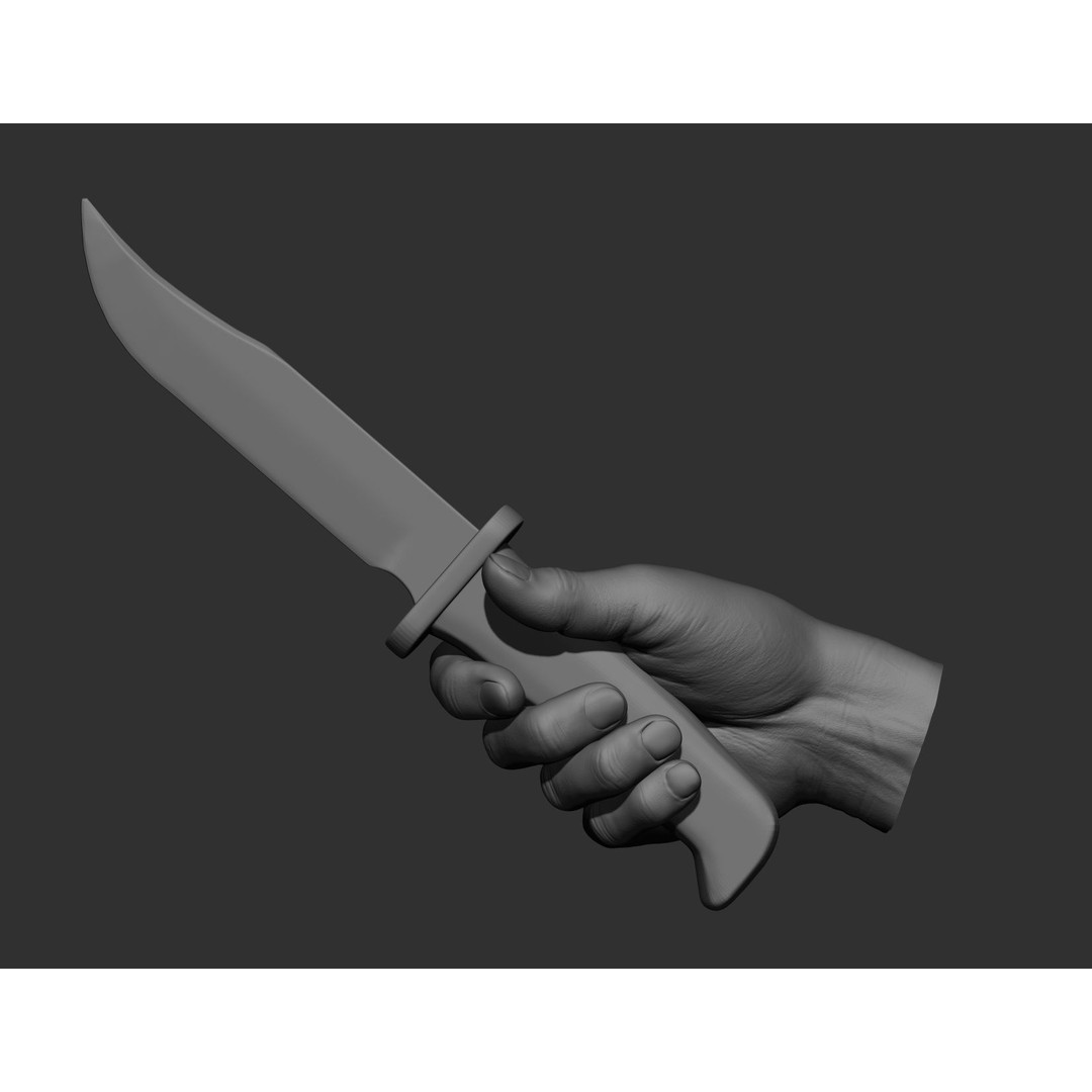 Realistic Male Hands 3D Model – High Poly Collection, FBX, OBJ - View 12