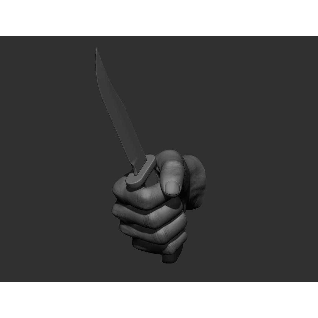 Realistic Male Hands 3D Model – High Poly Collection, FBX, OBJ - View 21