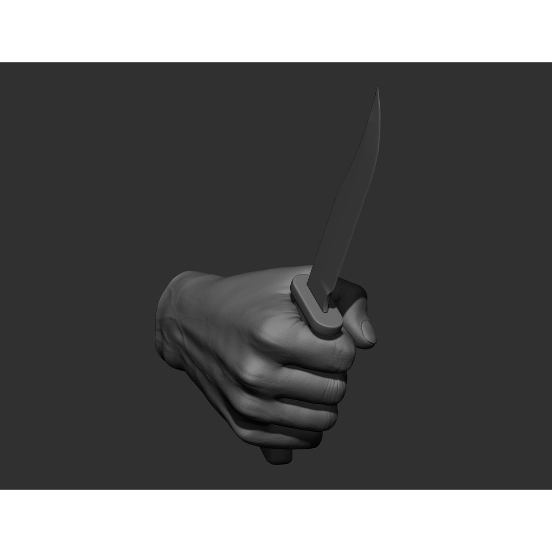 Realistic Male Hands 3D Model – High Poly Collection, FBX, OBJ - View 22