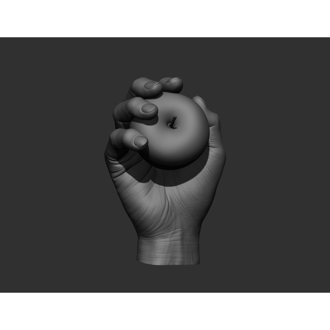 Realistic Male Hands 3D Model – High Poly Collection, FBX, OBJ - View 31