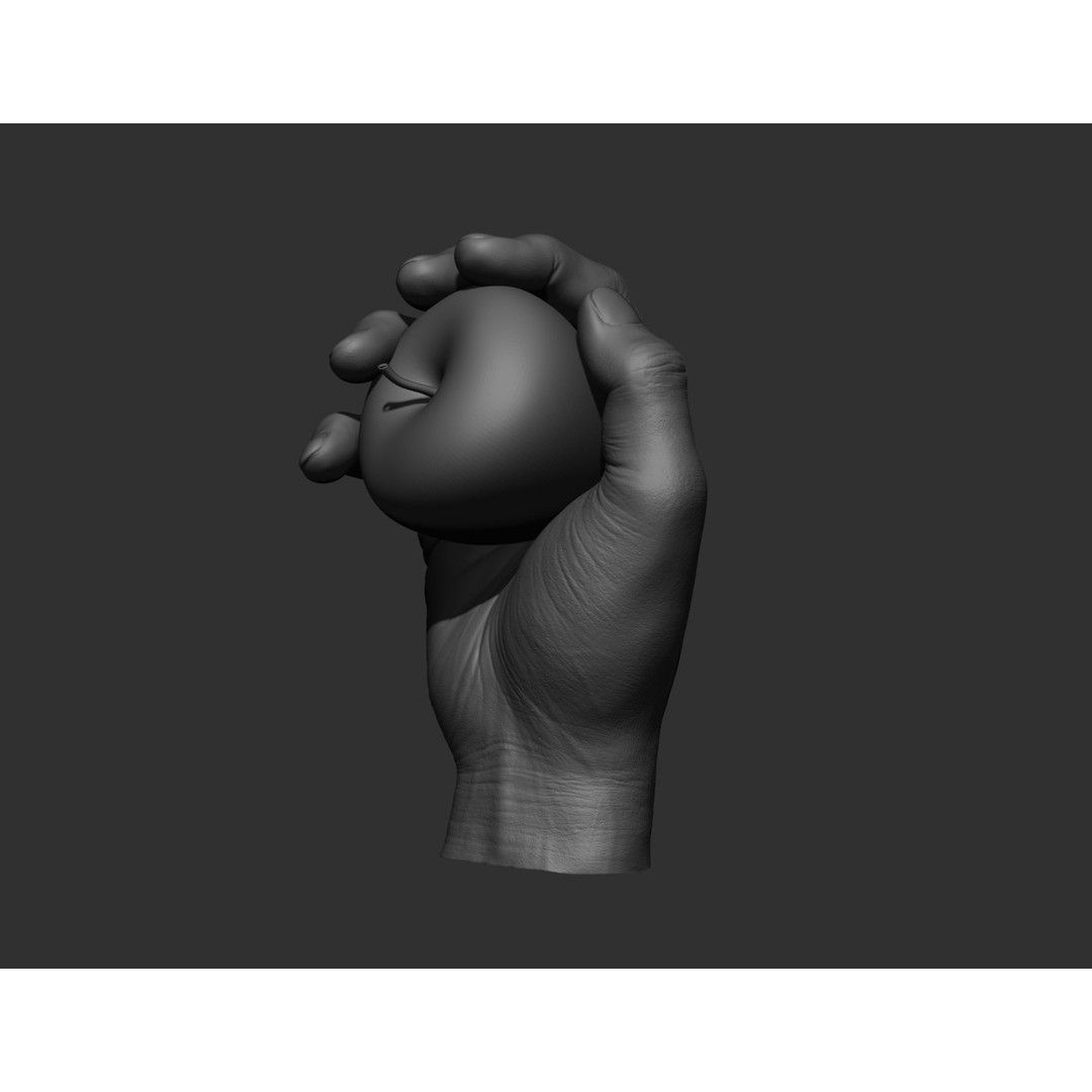 Realistic Male Hands 3D Model – High Poly Collection, FBX, OBJ - View 32