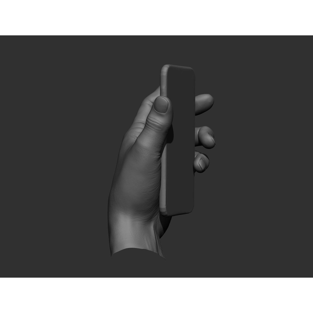 Realistic Male Hands 3D Model – High Poly Collection, FBX, OBJ - View 52