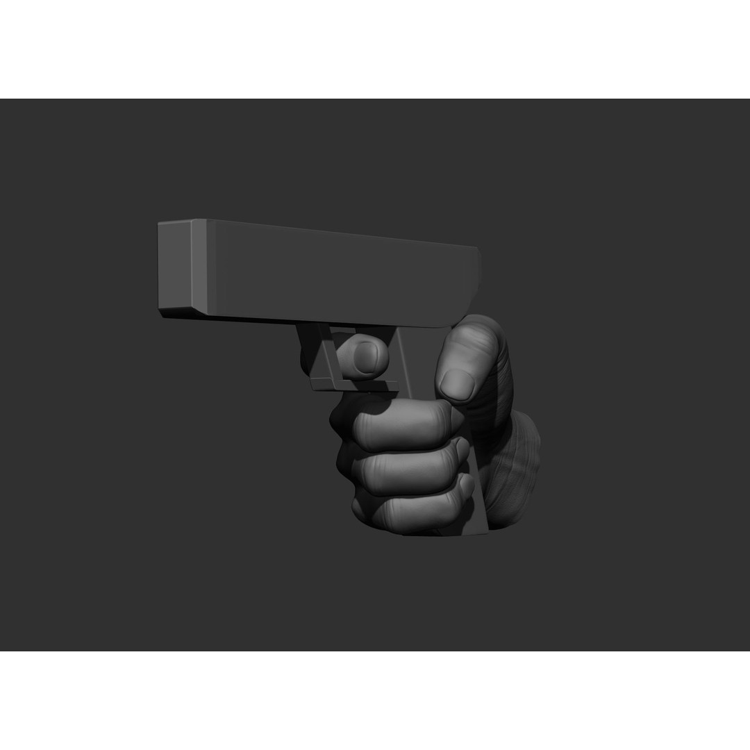 Realistic Male Hands 3D Model – High Poly Collection, FBX, OBJ - View 7