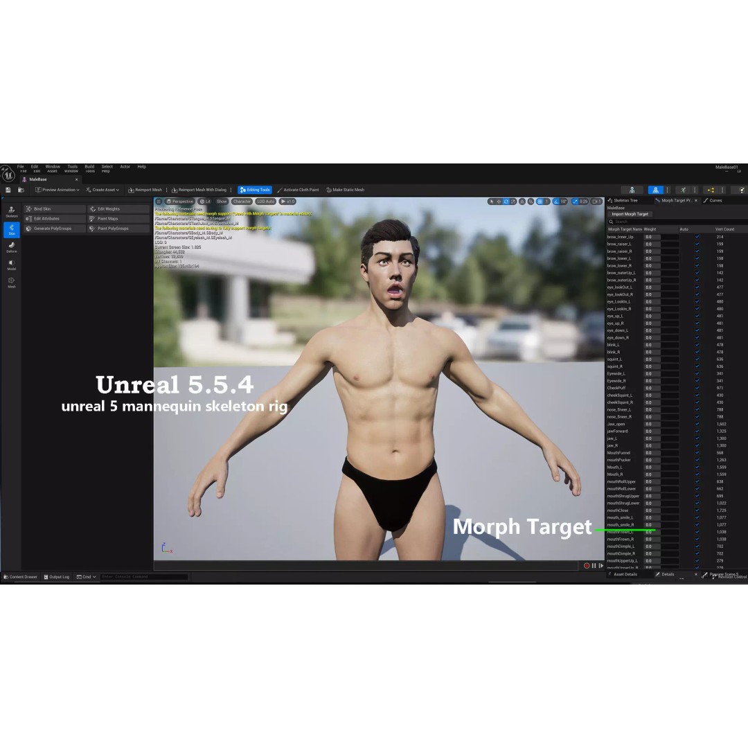 Male Female Base Character 3D Model – Low Poly Rigged Asset, FBX & Blender - View 18