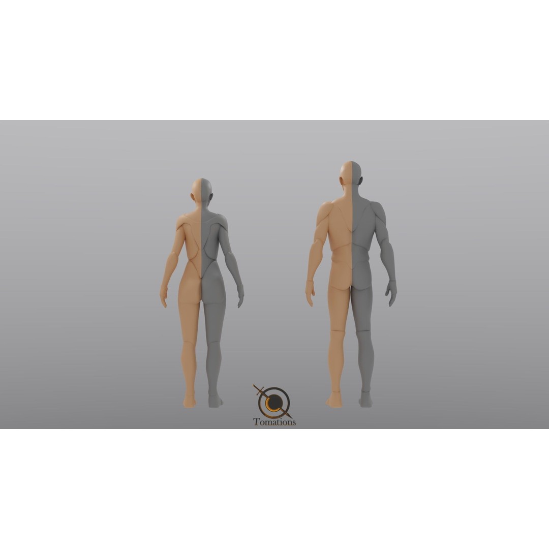 Rigged Dolls 3D Model – Low Poly Character with PBR Textures, FBX - View 11