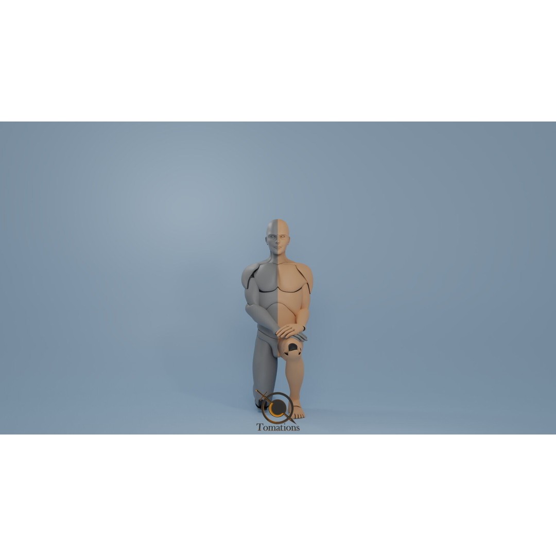 Rigged Dolls 3D Model – Low Poly Character with PBR Textures, FBX - View 18