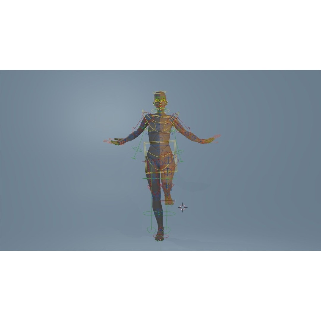 Rigged Dolls 3D Model – Low Poly Character with PBR Textures, FBX - View 22