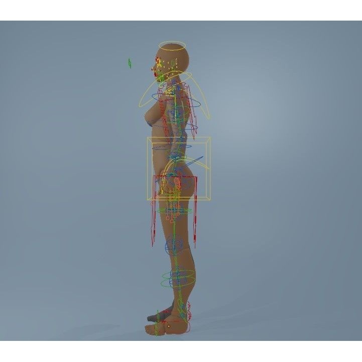 Rigged Dolls 3D Model – Low Poly Character with PBR Textures, FBX - View 23