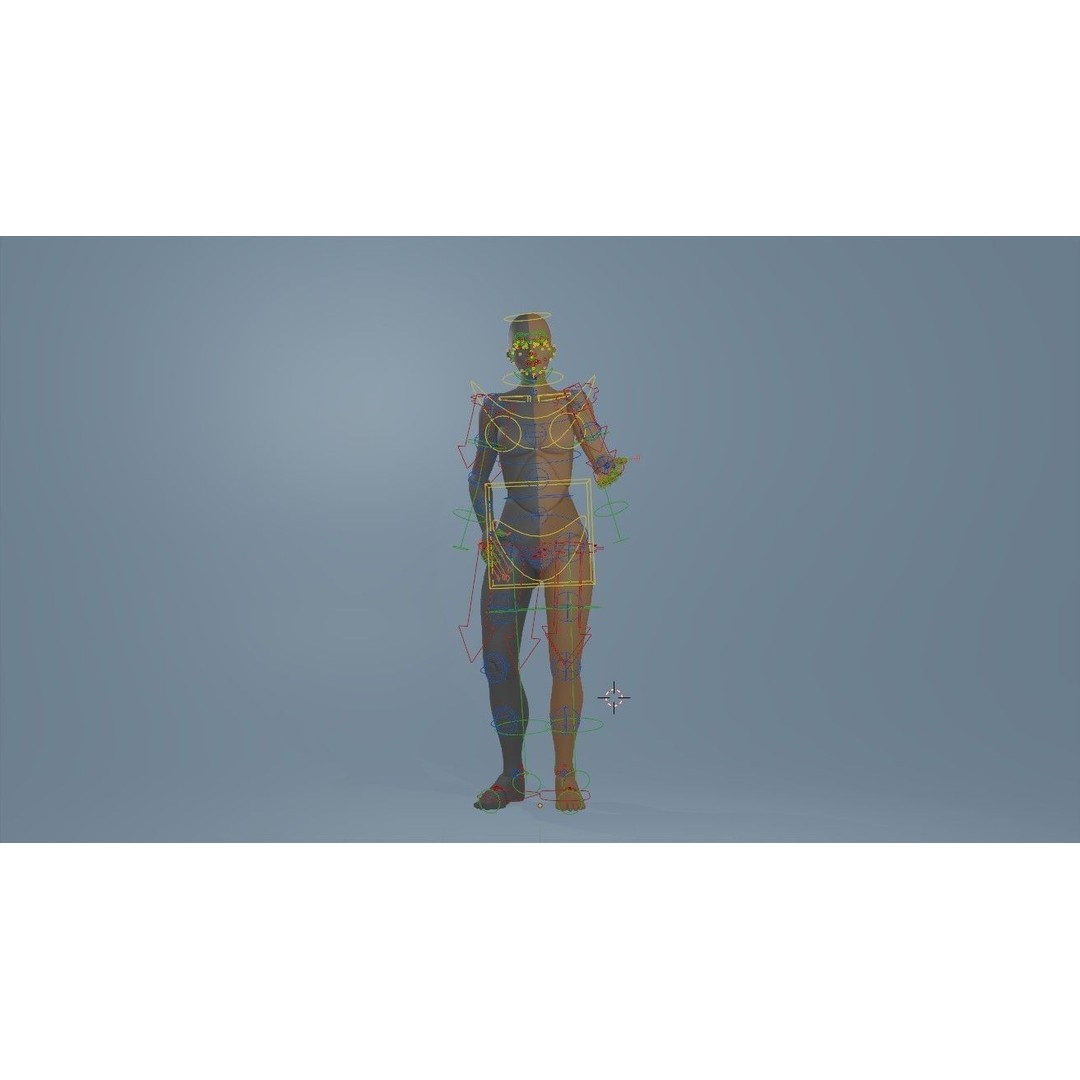 Rigged Dolls 3D Model – Low Poly Character with PBR Textures, FBX - View 24