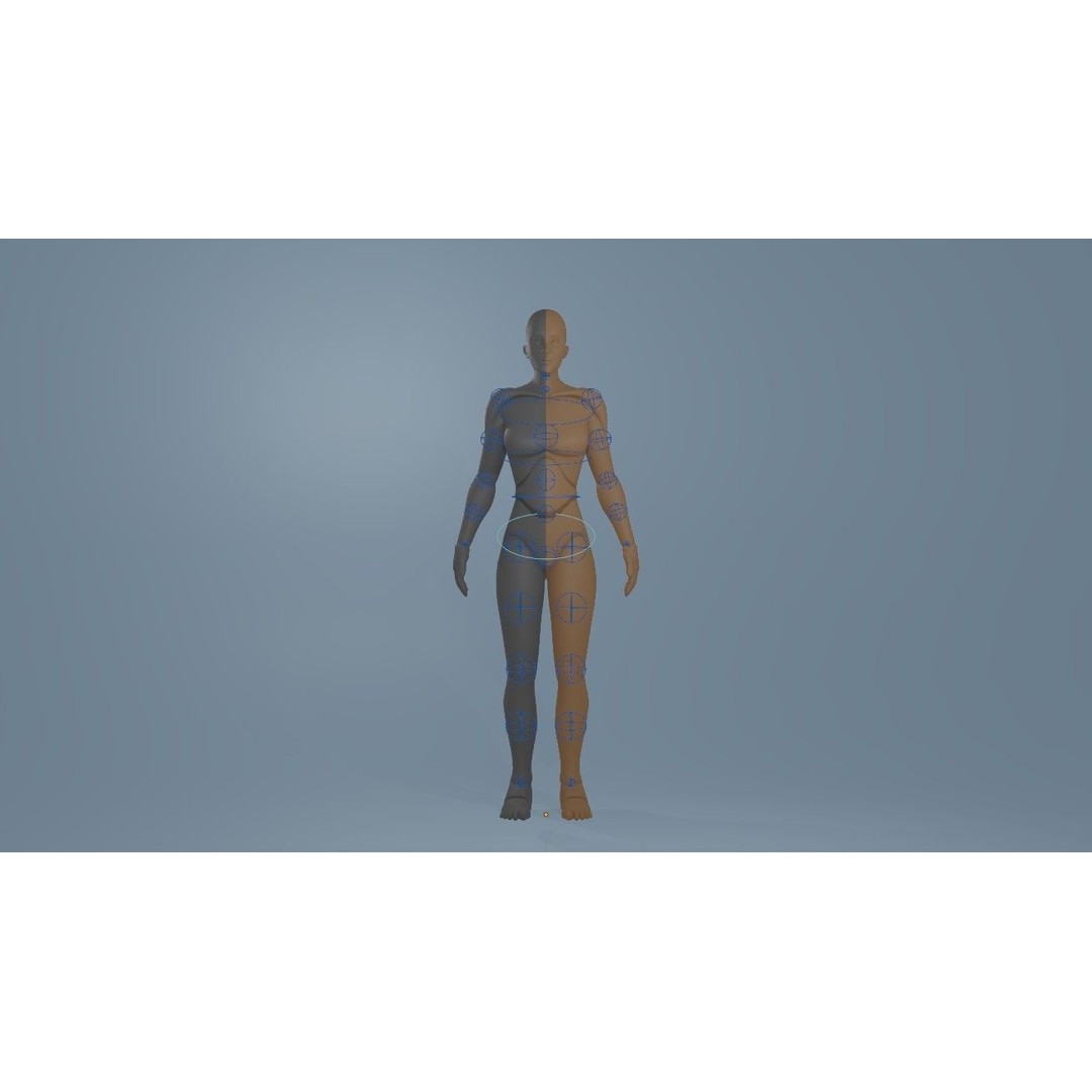 Rigged Dolls 3D Model – Low Poly Character with PBR Textures, FBX - View 25
