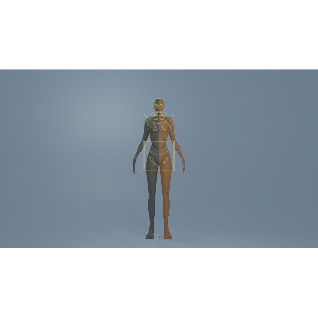 Rigged Dolls 3D Model – Low Poly Character with PBR Textures, FBX - View 26