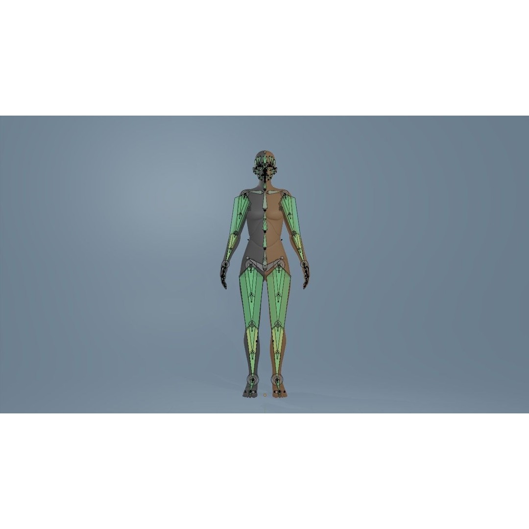 Rigged Dolls 3D Model – Low Poly Character with PBR Textures, FBX - View 28