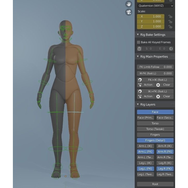 Rigged Dolls 3D Model – Low Poly Character with PBR Textures, FBX - View 30