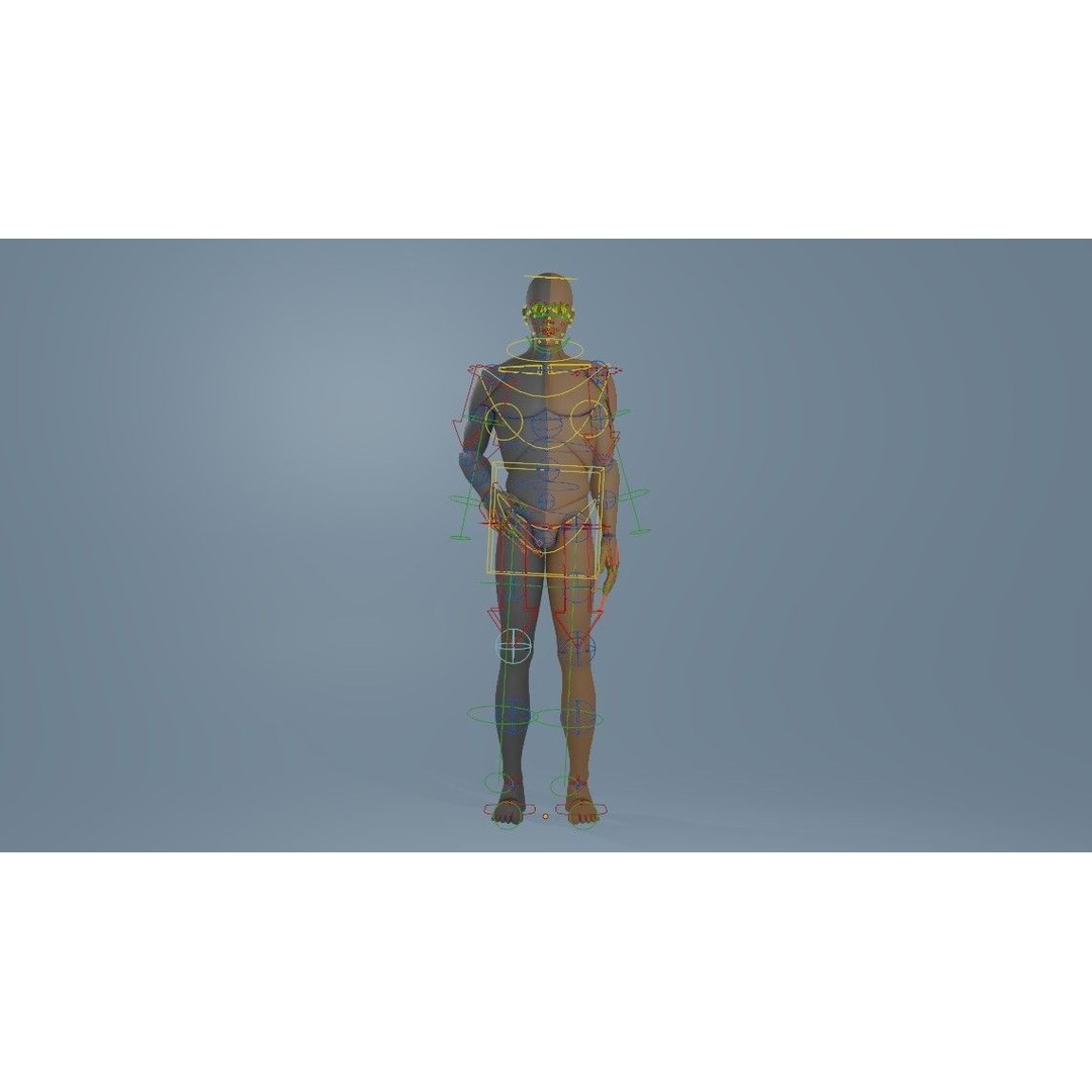 Rigged Dolls 3D Model – Low Poly Character with PBR Textures, FBX - View 31