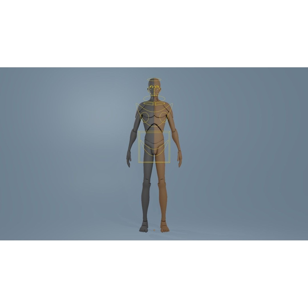 Rigged Dolls 3D Model – Low Poly Character with PBR Textures, FBX - View 34